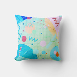 Memphis #82 Greenleaf Kissen