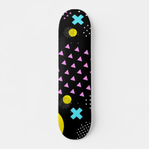 Memphis-Abstraktes Muster Skateboard