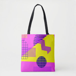 Memphis Achtlinge: Hintergrund geometrischer Forme Tasche