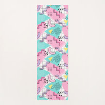 Memphis Active Pink Turquoise der 80er Jahre