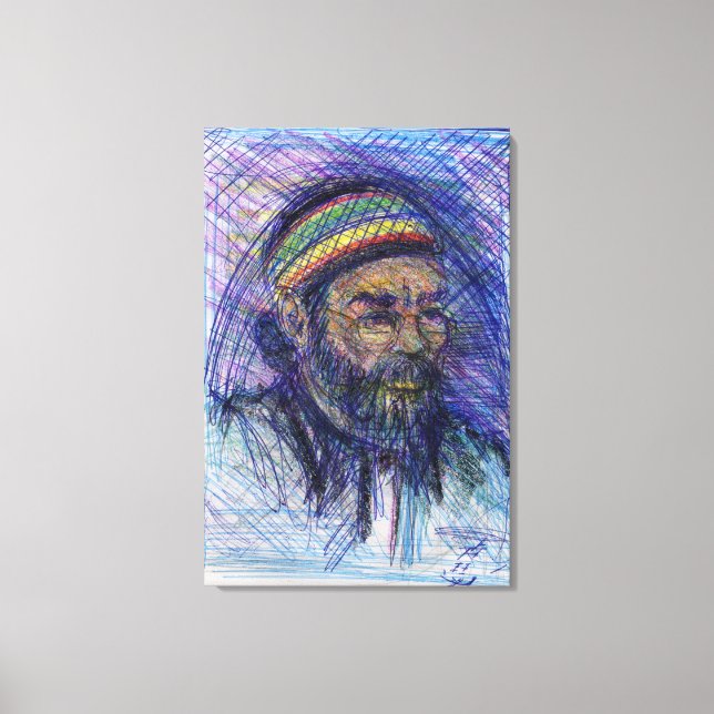 Memphis Artist Wrapped Canvas Leinwanddruck (Vorderseite)