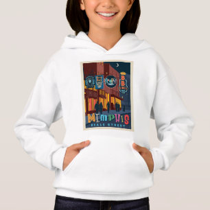 Memphis   Beale Street Neon Hoodie