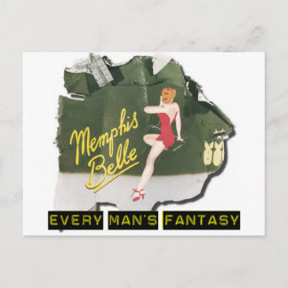 Memphis Belle Button Up Postkarte