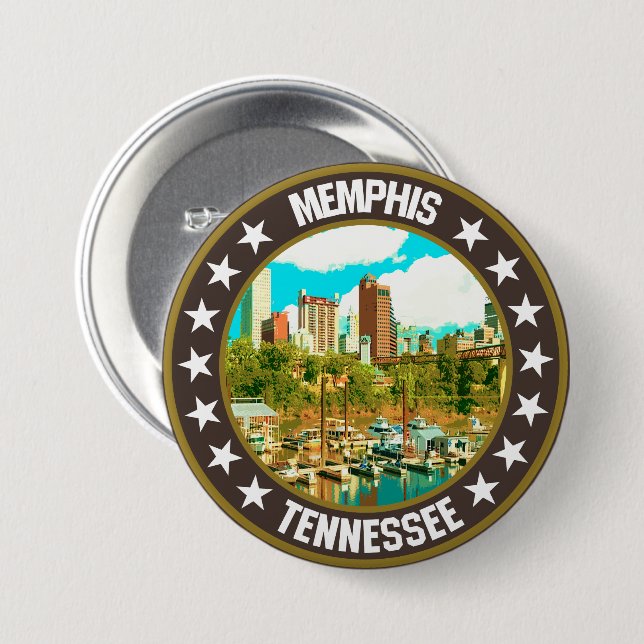 Memphis Button (Vorne & Hinten)