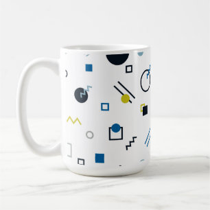 Memphis, cool, trendig, moderne geometrische Kunst Kaffeetasse