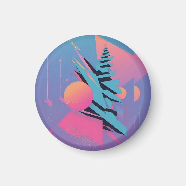 Memphis Design - Ken Gage Art Magnet (Vorne)