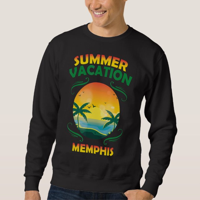 Memphis für Sommerferien Sweatshirt (Vorderseite)