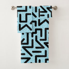 Memphis Labyrinth Badhandtuch Set