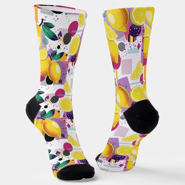 Memphis Lemons Socken (Gewinkelt)