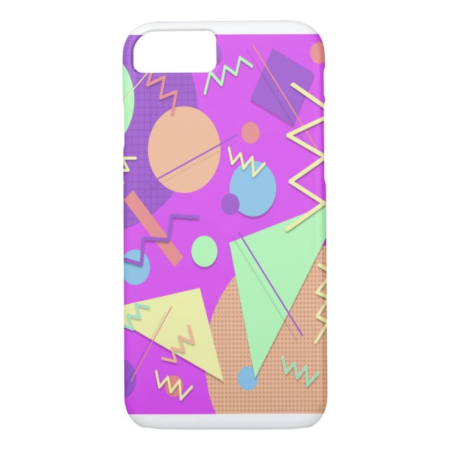 Memphis Nr. 41 Case-Mate iPhone Hülle (Rückseite)