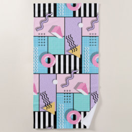 Memphis Party Strandtuch