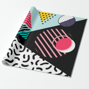 Memphis Pattern Geschenkpapier