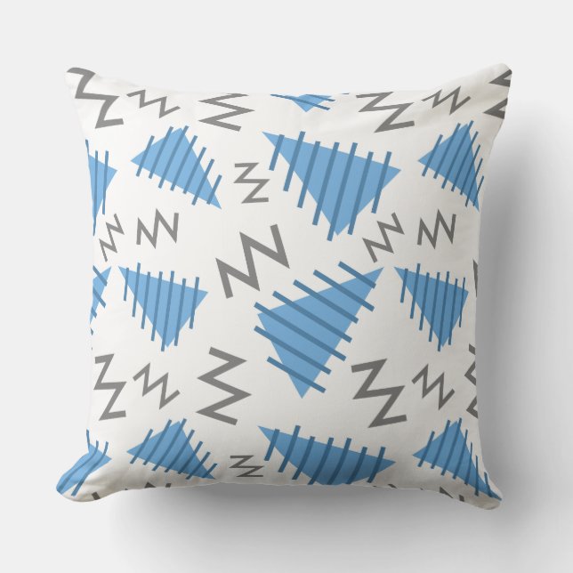 Memphis Pattern werfen Kissen (Vorderseite)