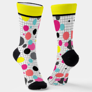 Memphis polka dockt Socken