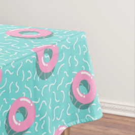 Memphis Polka Hoops Tischdecke