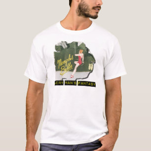 Memphis-Schönheits-Button oben T-Shirt