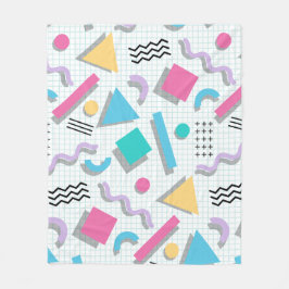 Memphis Shapes Fleecedecke