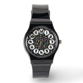 Memphis-Stil der 1980er Jahre Armbanduhr