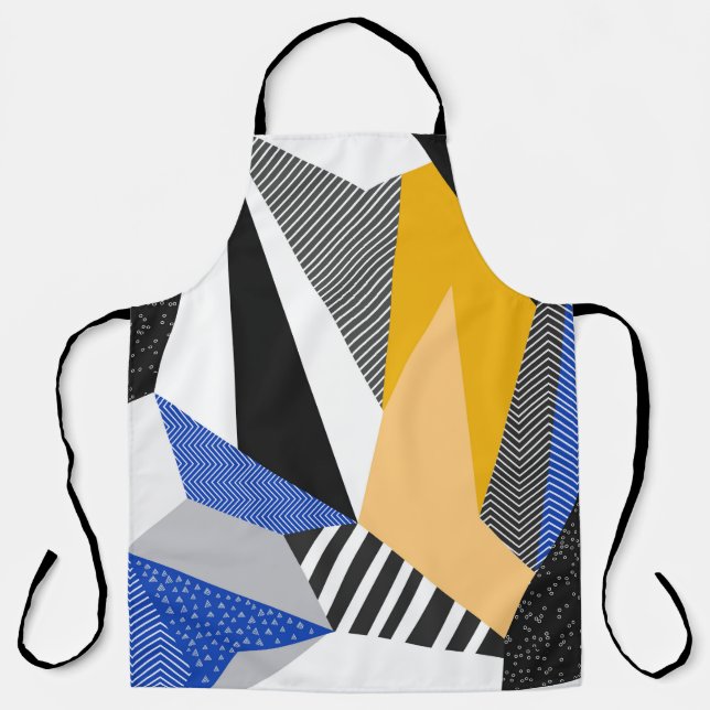Memphis Style: Creative Geometric Collage. Schürze (Vorderseite)