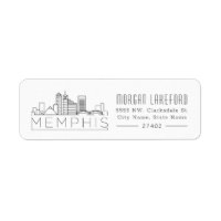Memphis Stylized Skyline |
