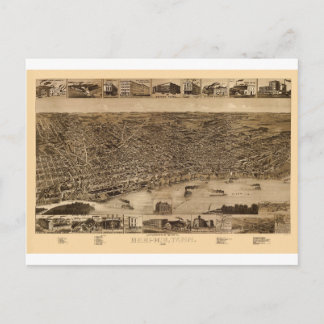 Memphis Tennessee 1887 Postkarte