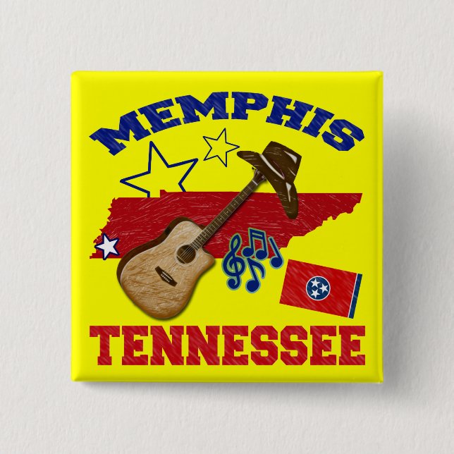 Memphis, Tennessee Button (Vorderseite)