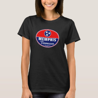Memphis Tennessee Flag Vacation Travel Souvenir TN T-Shirt