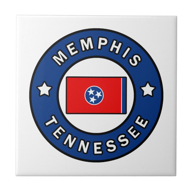 Memphis Tennessee Fliese (Vorderseite)