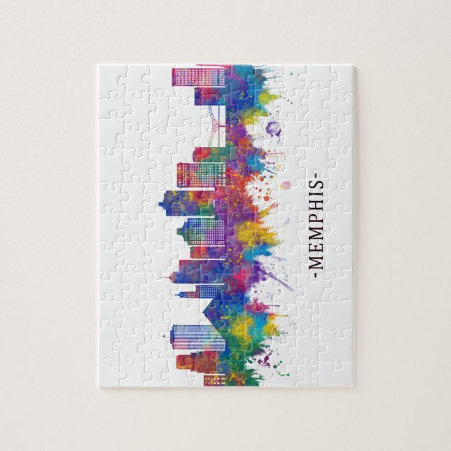 Memphis Tennessee Skyline (Vertikal)