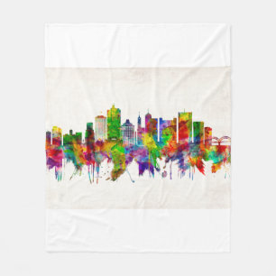 Memphis Tennessee Skyline Fleecedecke
