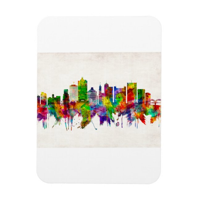 Memphis Tennessee Skyline Magnet (Vertikal)