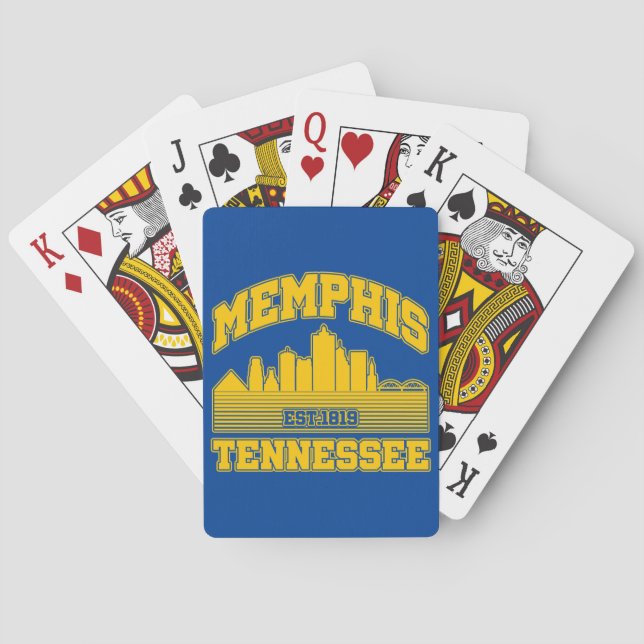 Memphis, Tennessee Spielkarten (Rückseite)