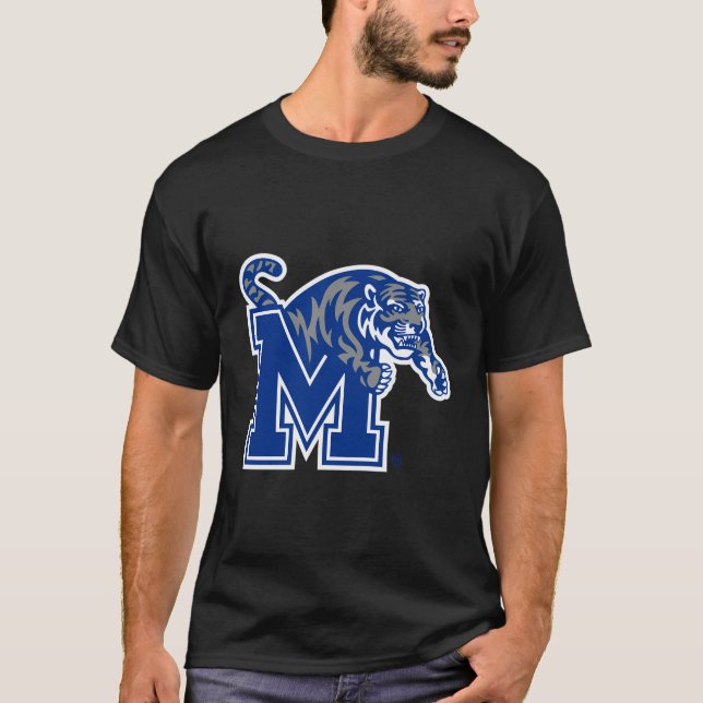 Memphis Tigers Icon offiziell lizenziert T-Shirt (Vorderseite)