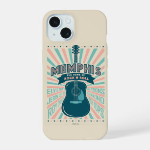 Memphis, TN: Gitarren-Serie Rock-N-Roll iPhone 15 Hülle