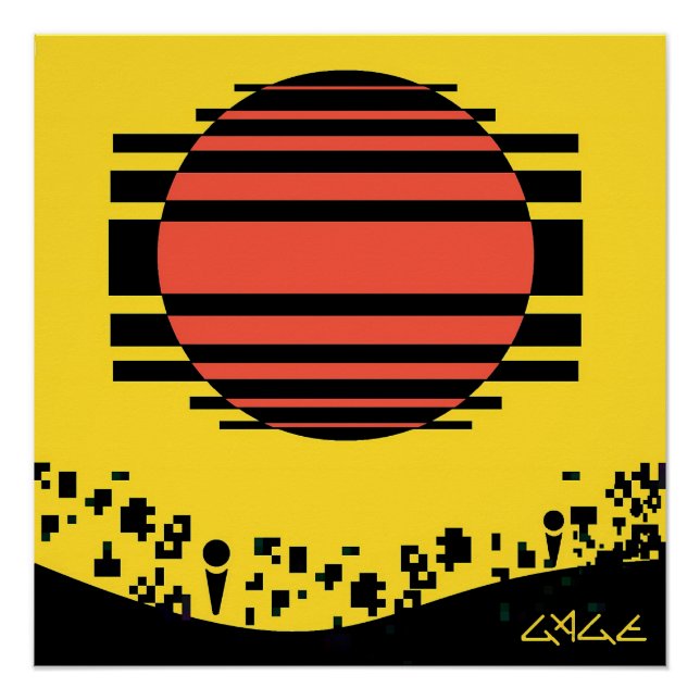 Memphis Tossed Bits Poster (Vorderseite)