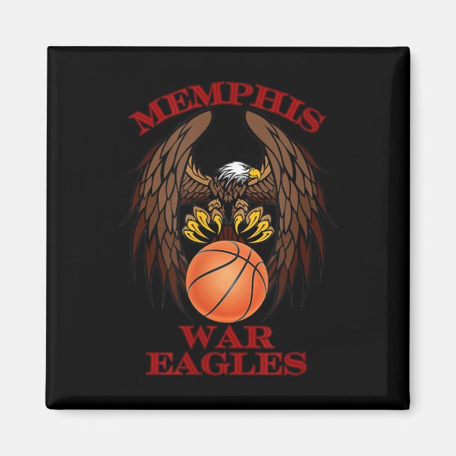 Memphis War Eagles Basketball II Magnet (Vorne)