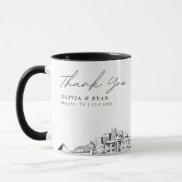 Memphis Wedding Custom Personalisiert Coffee Tasse