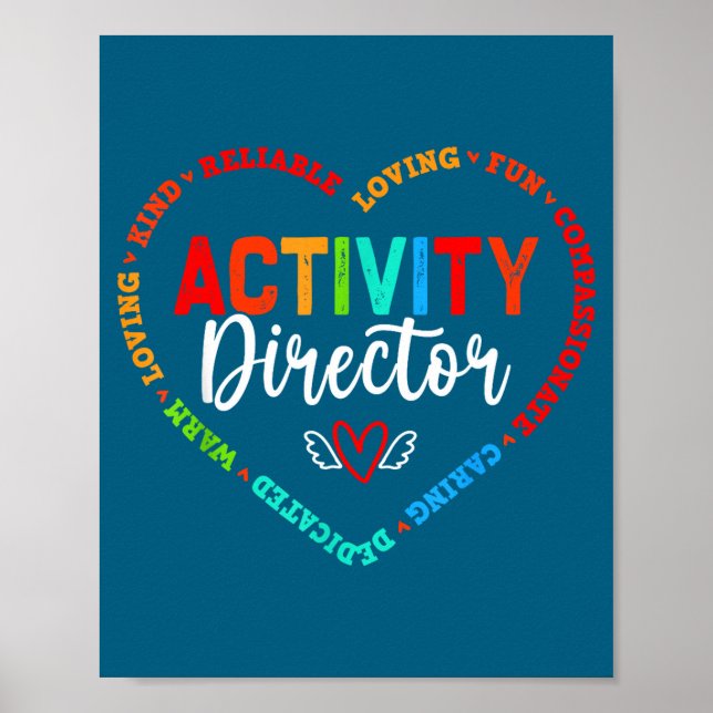 Men Activity Director Squad Professionals Week Poster (Vorne)