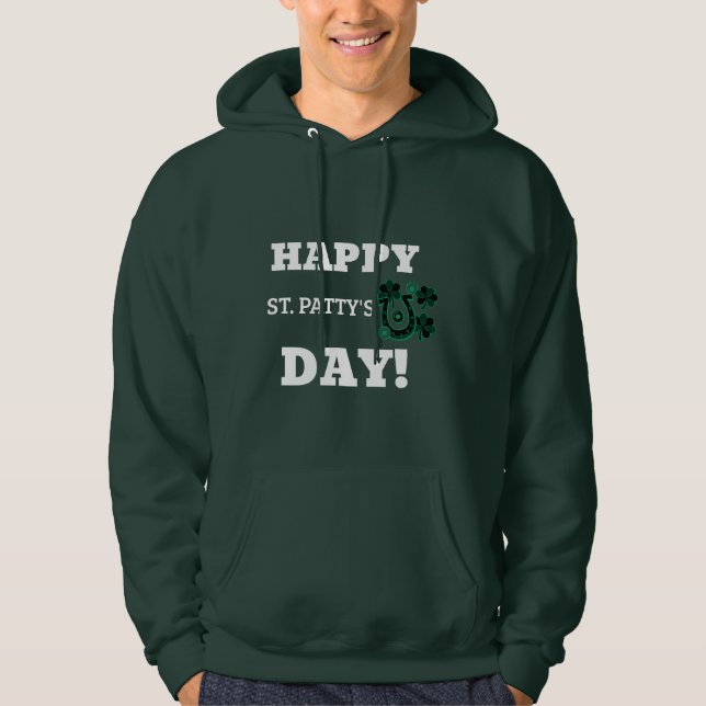 Men Basic Hooded Sweatshirt St. Patrick's Day (Vorderseite)