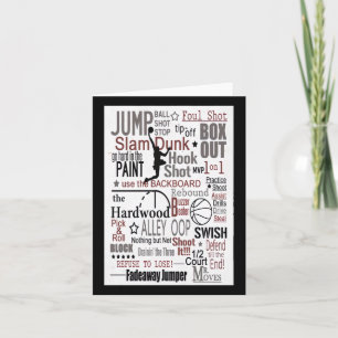 Men Basketball Player - Basketball Jump Ball Shot Karte