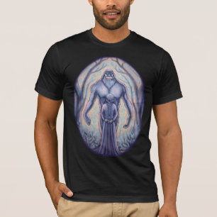Men Bigfoot Shirt Sasquatch & Maiden Shirt T-Shirt