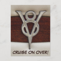 Men Birthday V8 Chrome Emblem Car Theme