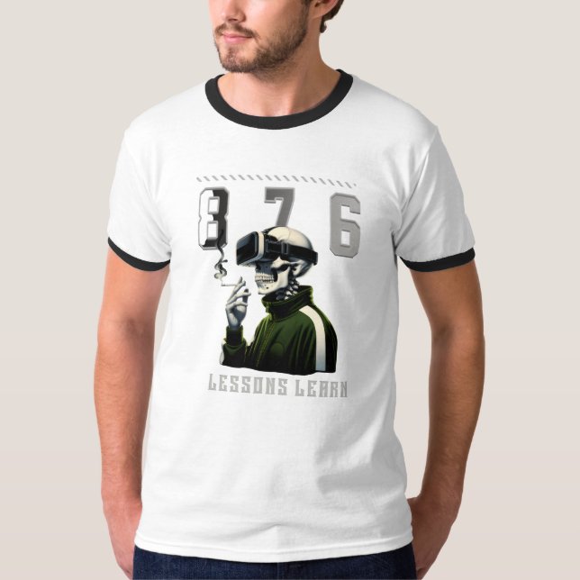 Men Champion Gorilla Lessons Learn T-Shirt (Vorderseite)