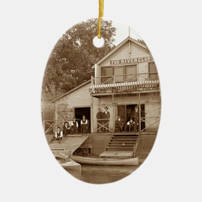 Men Club Fox River Club Angeln Elgin Keramikornament (Vorne)