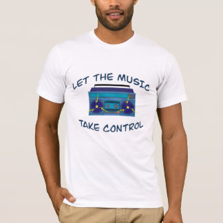 Men Cool T - Shirt - Lass die Musik Kontrolle
