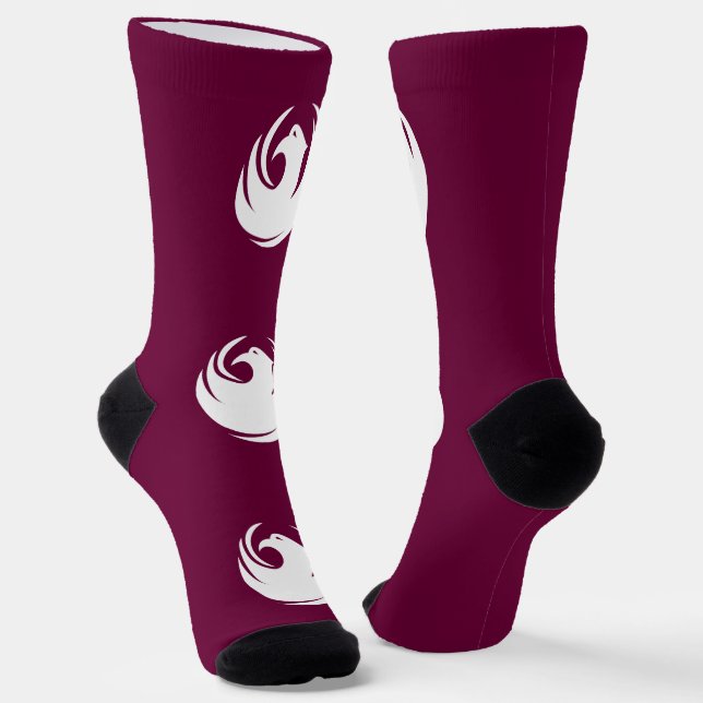 Men crew socks with flag of Phoenix City Socken (Gewinkelt)