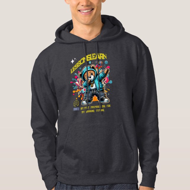 MEN DABBING FUTURE LESSONS LEARN HOODIE  (Vorderseite)