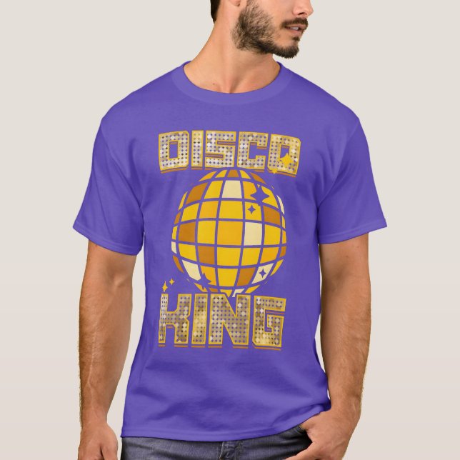 Men Disco King Dancing 70s 80s 90s Music retro T-Shirt (Vorderseite)