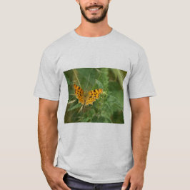 Men Gray Butterfly T-Shirt