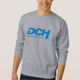 Men - Gray - Sweater - Big DCH Blue Logo Sweatshirt